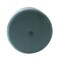 Ayyan Velvet Fabric Pouf-Green/Golden-60x60x35 cm