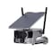 4K UHD Solar Powered Dual-Lens Security Camera - 180&deg; Ultra-Wide Angle Wireless Outdoor IP Camera

