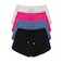 Women Plain Shorts with Drawstring Waist, Assorted