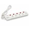 Oshtraco 5-Way Switched Extension Lead with 2m Heavy-Duty Power Cord