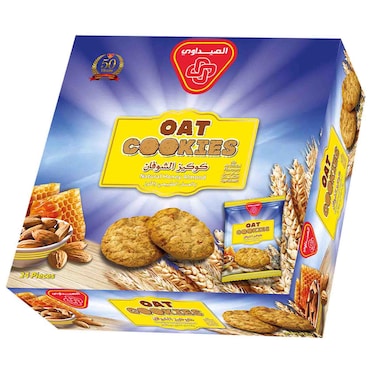 Al Saidawy Oat Cookies with Natural Honey and Almond, 216g