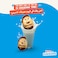 Kinderini Milk and cocoa biscuits with faces for kids, 18 expressions, Pack of 4 biscuits, 100g