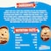 Kinderini Milk and cocoa biscuits with faces for kids, 18 expressions, Pack of 4 biscuits, 100g