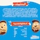 Kinderini Milk and cocoa biscuits with faces for kids, 18 expressions, Pack of 4 biscuits, 100g