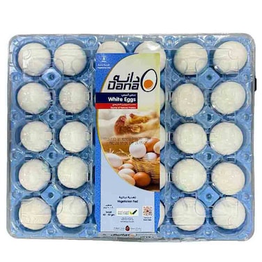 Dana White Eggs Medium, 30 PCS