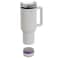 Porodo HydroTunes Bluetooth Speaker Tumbler, 1.2L, White