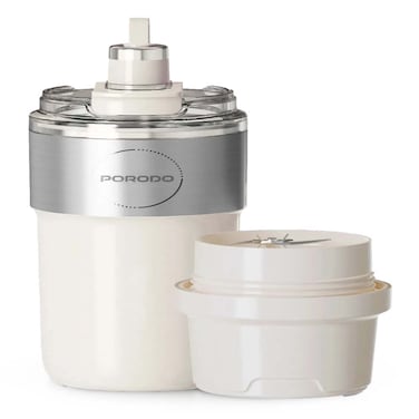 Porodo Lifestyle Vacuum-Insulated Stainless Blender Cup, White