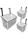 3Pcs Basket metal door-hung organiser kitchen hanging shelf