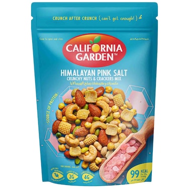California Garden Himalayan Pink Salt Crunchy Nuts &amp; Crackers Mix, 150g