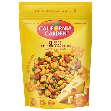 California Garden Cheese Crunchy Nuts &amp; Crackers Mix, 150g