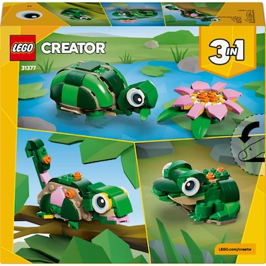 LEGO Creator 3 in 1 Turtle with a Water Lily Flower 31377