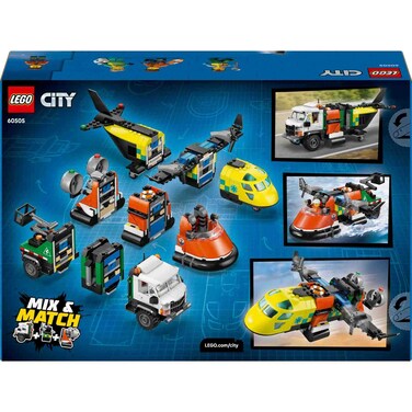 LEGO City Airplane, Service Truck &amp; Hovercraft Remix 60505