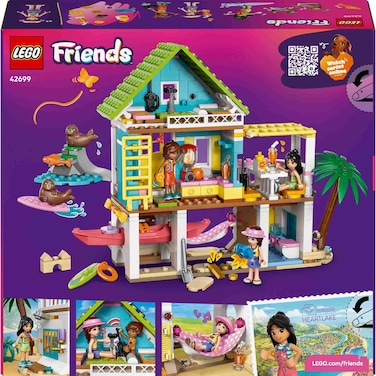 LEGO Friends Beach House with Seals Building Kit 42699