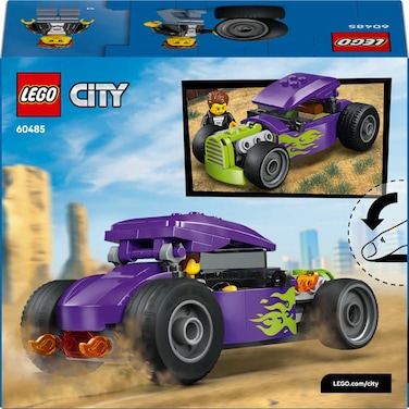 LEGO City Hot Rod Race Car Building Toy and Minifigure 60485