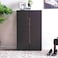 Bill 2 Door Shoe Cabinet 22 pairs-Wenge/Oak