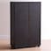 Bill 2 Door Shoe Cabinet 22 pairs-Wenge/Oak