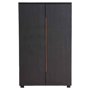 Bill 2 Door Shoe Cabinet 22 pairs-Wenge/Oak