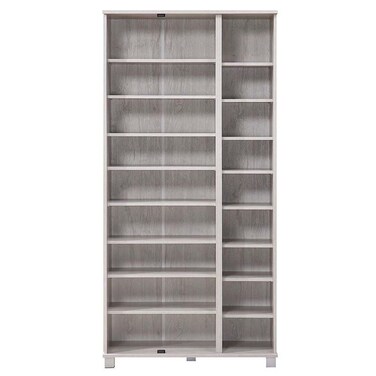 ساندور رف أحذية بثلاثة أبواب - 44 زوجًا - لون خشب البلوط الثلجي