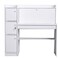 Elisha Study Desk With 3 Door storage- White