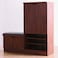 Alegra 2 Door Shoe Rack with Seating - Oak - 23 Pairs