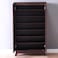 Jazz 2 Door Shoe Cabinet - Walnut - 21 Pairs