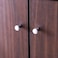 Jazz 2 Door Shoe Cabinet - Walnut - 21 Pairs