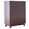 Jazz 2 Door Shoe Cabinet - Walnut - 21 Pairs