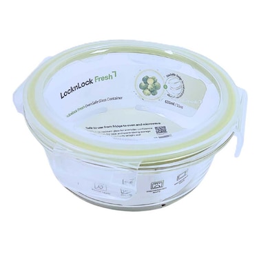 LocknLock Fresh Oven Safe Glass Container, 635ml