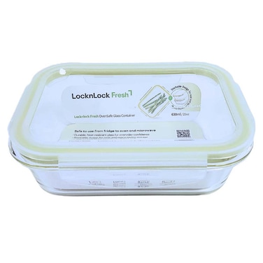 لوكن لوك حاوية زجاجية صالحة للفرن، 630 ملل
