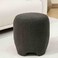 Lunna Round Ottoman - Grey