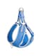 Fida reflective tq adjustable dog harness, lightweight soft mesh medium blue