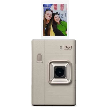 Fujifilm Instax Mini LiPlay Hybrid Instant Camera, Rose Beige