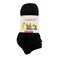 Essential Kids Low Ankle Socks 3-6 Years, Black, 10 Pairs