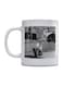 Race Car Driver Printed Mug White/Black/Grey