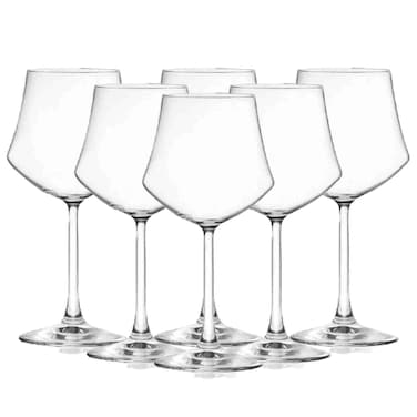 آر سي آر آريا إيغو طقم كؤوس نبيذ E43 سعة 43 سنتيلتر ، 6 قطع