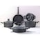 Alfa Swiss Granite Cookware Set 9pc, Lime Stone