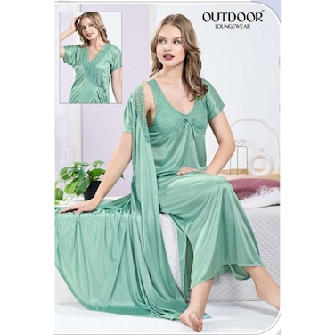 Outdoor Ladies Nighty Set Assorted, M-XXL, 2 Piece Set