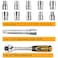 Ingco 1/2-Inch Industrial Socket Set Heavy-Duty Mechanical Performance, 12 PCS