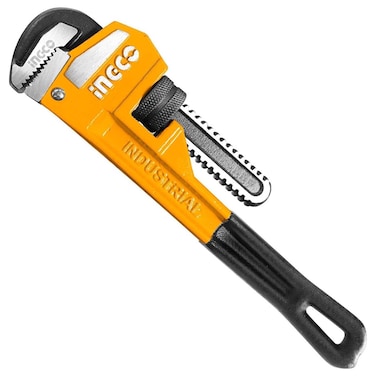 إنغكو مفتاح ربط أنابيب صناعي مقاس 10 بوصات، شديد التحمل، دقيق لأعمال السباكة