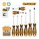 Ingco Industrial Screwdriver Set Precision-Engineered Fastening, 8 PCS