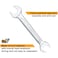 Ingco Industrial Double Open End Spanner Set, 8 PCS