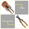 Ingco 8.5 Inch Industrial Compound Action End Cutting Pliers