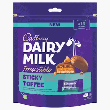 Cadbury Dairy Milk Irresistible Sticky Toffee, 136.5g