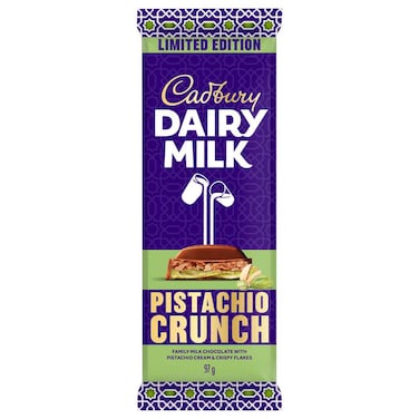 Cadbury Dairy Milk Pistachio Crunch, 97g