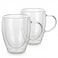 Double Wall Glass With Handle 350ml, 2 PCS
