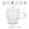 Luminarc Double Wall Glass With Handle 250ml, 2 PCS