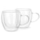 Luminarc Double Wall Glass With Handle 250ml, 2 PCS