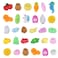 Power Joy Fidget Toy TPR Soft Animals 30 pcs