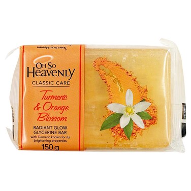 Oh So Heavenly Turmeric &amp; Orange Blossom Glycerine Bar, 150g
