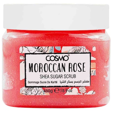 كوزمو مقشر السكر بزبدة الشيا والورد المغربي 450 غرام